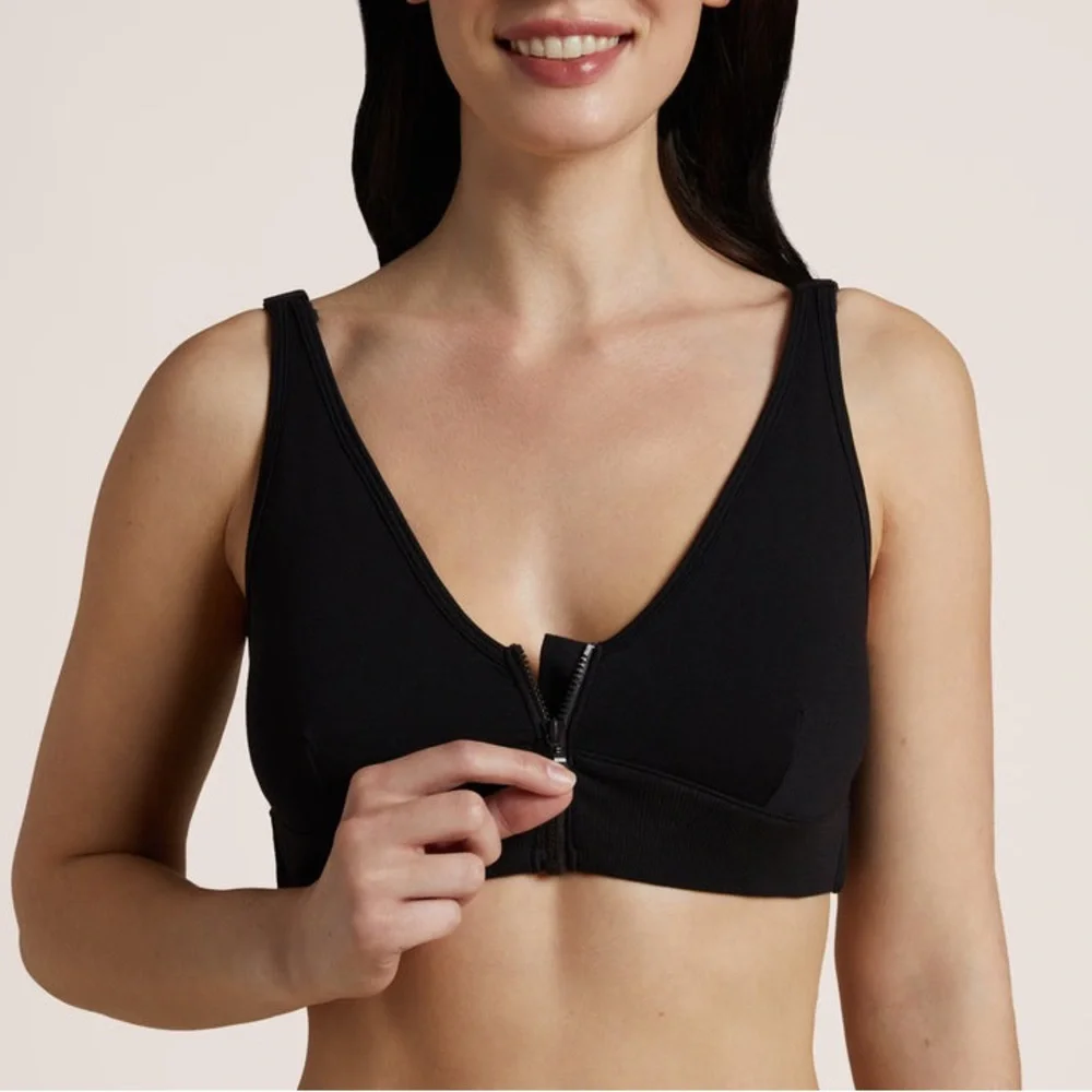Slick Chick Wireless  zip front bra - Picture 4 of 5